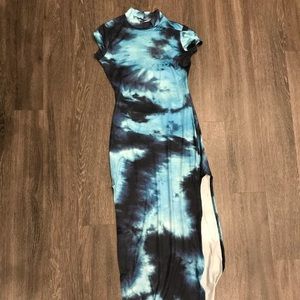 Backless Tye Dye Dress